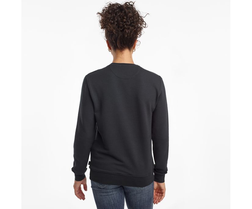 Női Saucony Rested Crewneck Ingek Fekete | HU 901AHK